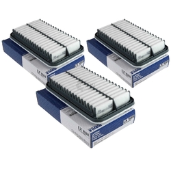 3x MAHLE / KNECHT LX 1588 Luftfilter Air Filter