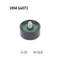 1x Umlenk-/Führungsrolle, Keilrippenriemen SKF VKM 64073 passend für HYUNDAI