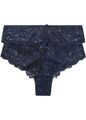 Sexy Brazil Slip im 2er Pack Gr. 40/42 Dunkelblau Damen Unterwäsche Panty Neu*