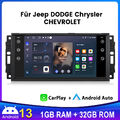 Android 13 Für JEEP Grand Cherokee Challenger Dodge Autoradio GPS NAVI WIFI 32GB