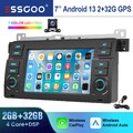 Für BMW E46 3er 318 320 325 M3 MGZT Android 13 Autoradio Carplay GPS Navi Kamera