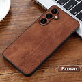 Hülle Für Samsung S24 Ultra S23 FE S22 A14 A15 A54 Leder Slim Schutz Tasche Case
