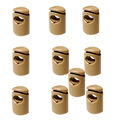 10 X Tan 500 Ghillitex IRR Ellipse Cordloc - Edelstahlfeder, ITW Nexus