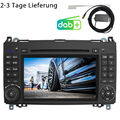 7'' Autoradio CD DVD DAB+ GPS Nav Für Mercedes Benz Sprinter B200 W245 B170 W169