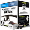 Anhängerkupplung BRINK abnehmbar für SEAT Leon +E-Satz NEU PKW