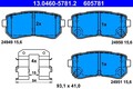 ATE Bremsbelagsatz, Scheibenbremse 13.0460-5781.2 für HYUNDAI KIA