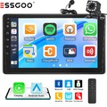 Autoradio CarPlay Android Auto Mit 9Zoll IPS 1DIN Bldschirm Bluetooth AUX FM CAM