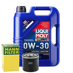 Motoröl 0W30 LIQUI MOLY Synthoil Longtime Plus 5L +MANN Ölfilter