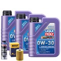 Motoröl 0W30 LIQUI MOLY Synthoil Longtime 3L+HENGST Ölfilter +Spülung