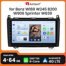 Android 13 Autoradio GPS Nav USB Für Mercedes-Benz A/B Klasse W169 W245 Sprinter