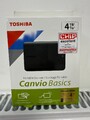 Toshiba 4TB Canvio Basics tragbare Festplatte Brandneu verpackt versiegelt Neu in OVP