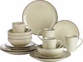 vancasso NAVIA Tafelservice Set Geschirrset Steingut Beige Kombiservice Vintage 