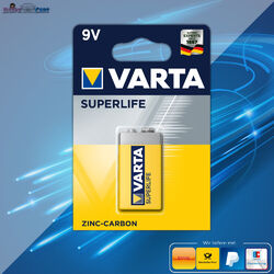 Varta Superlife Longlife Power Battery 9V Block E-Block 9V-Block 6LR61 6F22