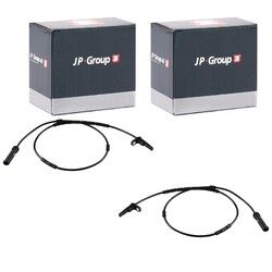 2x JP GROUP ABS-SENSOR RADDREHZAL HINTEN BEIDSEITIG passend für BMW 1 2 3 4