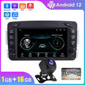 Autoradio Für Mercedes Benz C/CLK/G Klasse W203 W209 Android 12 GPS Navi FM DAB+