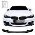 JOM Front Spoiler Lippe schwarz ABE* passend für BMW 4er F32 F33 F36 Stoßstange