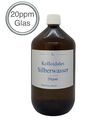 1 x Kolloidales Silberwasser 1000ml, 20ppm,  hochrein, hochkonzentriert, frisch!