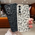 TPU Blume Weiche Handyhülle Für Samsung S25 Edge S24 FE S23 S22 A16 A36 A56 Case
