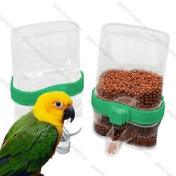 200ml Acryl Vogel Automatisch Wasserspender Futterspender Zufuhr Käfig Papagei