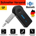 Bluetooth Audio Adapter KFZ Receiver AUX Kabel Auto 3.5mm Klinke Empfänger Musik