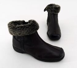 Stiefeletten Rieker Winter Reißverschluss Echtleder + Syhntetik braun Gr. 38