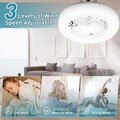 30W Deckenleuchte mit ventilator Deckenventilator Mit Beleuchtung Fernbedienung 