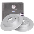 2x A.B.S. BREMSSCHEIBEN 302mm HINTEN passend für LAND ROVER FREELANDER