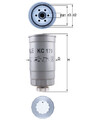 KNECHT KC179 Kraftstofffilter für FIAT KIA