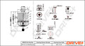DR!VE+ DP1110.13.0165 KRAFTSTOFFFILTER FÜR  FIAT MERCEDES-BENZ NISSAN OPEL RENAU