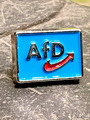 AfD Pin  AfD Original , verchromt emailliert  (Kurzlogo)