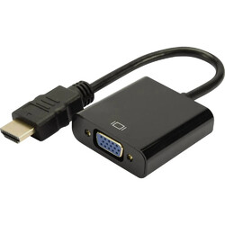 Digitus DA-70461 HDMI / VGA Adapter [1x HDMI-Stecker - 1x VGA-Buchse, Klinkenbuc