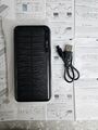 26800mAh Solar Power Bank Charger Ladegerät Externer Batterie LED-Lampe Akku USB