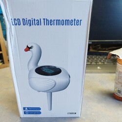 Thermometer Digital für Pool Wasser Wireless Poolthermometer Schwan