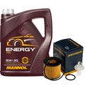 DENCKERMANN Ölfilter MANNOL Energy 5W-30 5L für Toyota Yaris 1.3 1.33 VVT-i