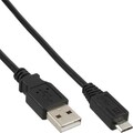 5x InLine Micro-USB 2.0 Kabel USB-A Stecker an Micro-B Stecker schwarz 5m