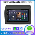 Für Fiat Ducato 2006-2023 DAB+ Android 13 Autoradio Navi GPS Wifi BT FM RDS 64GB