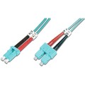 DIGITUS LWL Patchkabel LC zu SC Multimode 50/125 m Duplex Länge 10m Klasse OM3 D