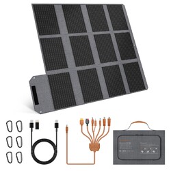 120W Solarpanel Tragbare Type-C Solarmodul Solarladegerät für Powerbank camping
