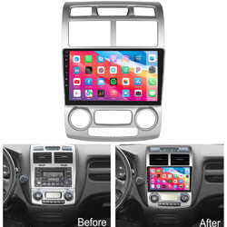 Für KIA Sportage 2005-2010 9" Autoradio Android 13 GPS Navi WIFI BT FM RDS 32GB