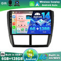 Für Subaru Forester 08-12 Autoradio Android 14 Navi GPS Car Play DAB+ QLED 128GB