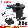 400L/min Mini Elektrische Luftpumpe Haushalts Elektropumpe Pump mit 3 Luftdüse