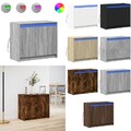 Sideboard Kommode Highboard mit LED Leuchten Schrank Anrichte Beistellschrank