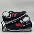 New Balance 574 Turnschuhe schwarz rot Wildleder grau weiß Größe UK 4 GC574HY1