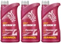 3l Mannol 8207 ATF Dexron VI Automatikgetriebeöl 3x1l 