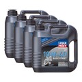 4x LIQUI MOLY 3046 Motorbike 4T Motoröl Basic Street 10W-40 4L