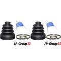 2X JP GROUP ACHSMANSCHETTEN SATZ HINTEN GETRIEBESEITIG VORNE