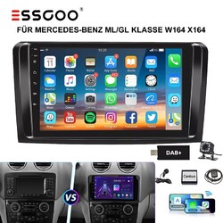 Für Mercedes-Benz ML/GL Klasse W164 X164 2005-2011 Android 13 Autoradio GPS DAB+