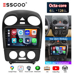 Für VW Beetle 2001-2010 Android 13 Autoradio Apple CarPlay 4G WiFi GPS Navi 128G