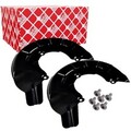 2x FEBI Spritzblech Bremsscheibe Vorne für IBIZA 4 Mii FABIA POLO UP VW AUDI