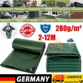 Abdeckplane Gewebeplane Schutzplane wasserdicht mit Ösen PE 200g/m2 UV beständig